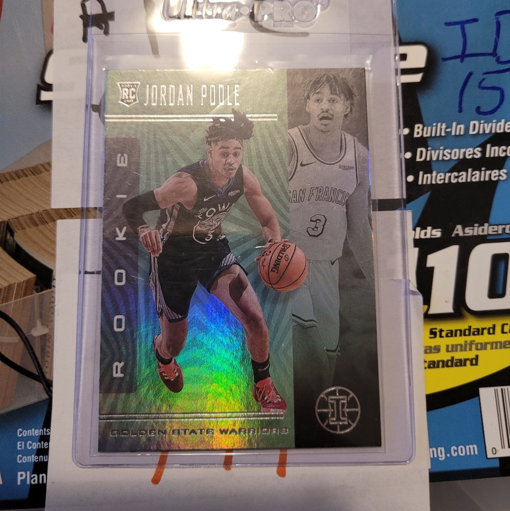 Jordan Poole #170 green refractor rookie